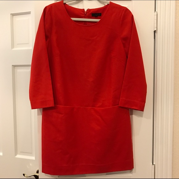 J. Crew tomato red sheath dress - Picture 1 of 1